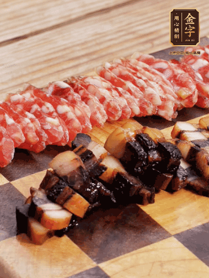 金字二八臘腸、金字醬油肉切薄片